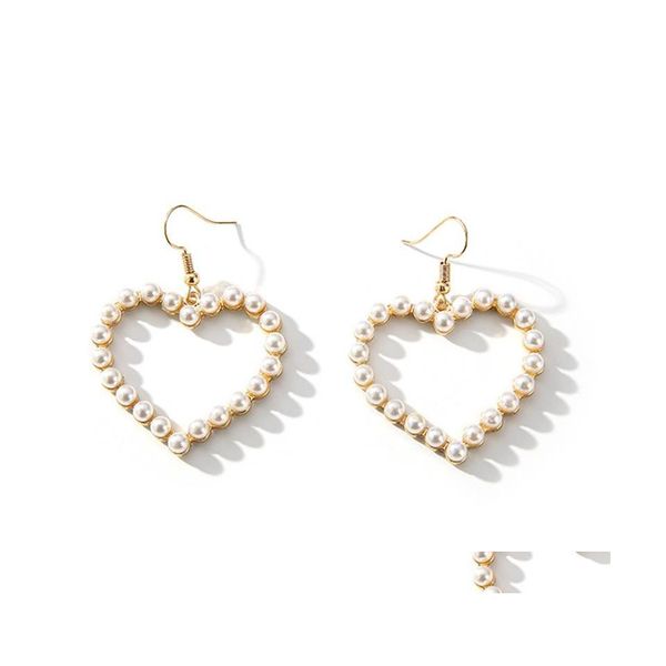 dangle chandelier lovely dangle earrings for women geometry heart simated pearl earring wedding jewelry 211 d3 drop delivery dhzek, Silver
dangle chandelier lovely dangle earrings for women geometry heart simated pearl earring wedding jewelry 211 d3 drop delivery dhzek, Silver