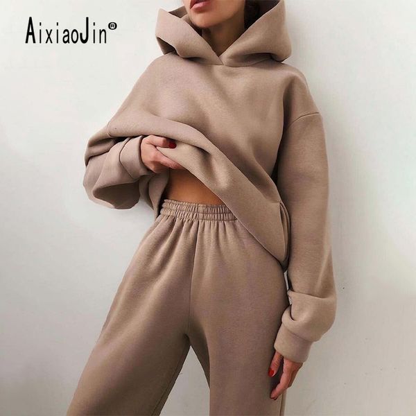 womens two piece pants fleece lined sportswear long sleeve solid hoodie sweatshirt spring autumn pullover set 221206, White
womens two piece pants fleece lined sportswear long sleeve solid hoodie sweatshirt spring autumn pullover set 221206, White