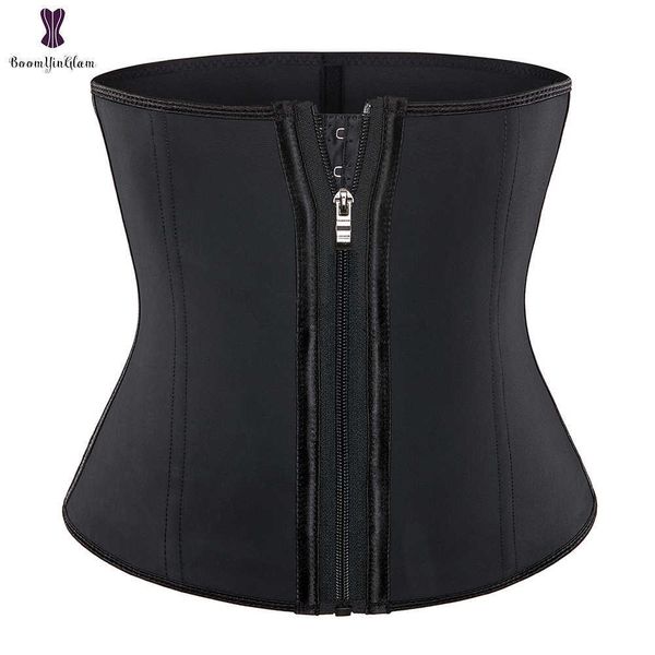 slimming belt zip and hook clips smooth latex waist slimming sheaths girdles 7 steel bones women shaper #608 t221205
slimming belt zip and hook clips smooth latex waist slimming sheaths girdles 7 steel bones women shaper #608 t221205