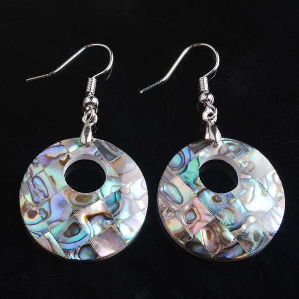 fashion jewelry natural round dangle new zealand abalone shell hole earrings 10pair v9013, Silver
fashion jewelry natural round dangle new zealand abalone shell hole earrings 10pair v9013, Silver