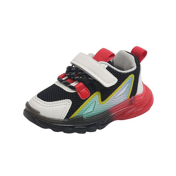 sneakers summer boys and girls shoes children sports breathable air mesh with lights non slip back to school 221205, Black;red
sneakers summer boys and girls shoes children sports breathable air mesh with lights non slip back to school 221205, Black;red