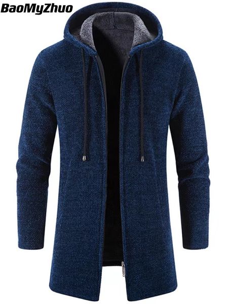 men s jackets autumn winter cashmere cardigan hooded fleece knitting sweaters coat male warm thick windbreaker 221205, Black;brown
men s jackets autumn winter cashmere cardigan hooded fleece knitting sweaters coat male warm thick windbreaker 221205, Black;brown