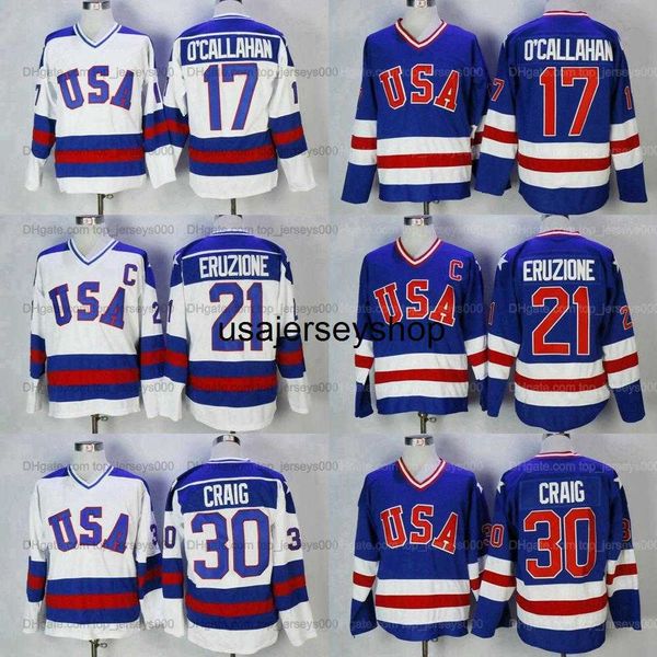 mike eruzione #21 1980 miracle on ice team usa hockey jersey jim craig #30 jack o'callahan #17 movie jerseys stitched white blue, Black
mike eruzione #21 1980 miracle on ice team usa hockey jersey jim craig #30 jack o'callahan #17 movie jerseys stitched white blue, Black