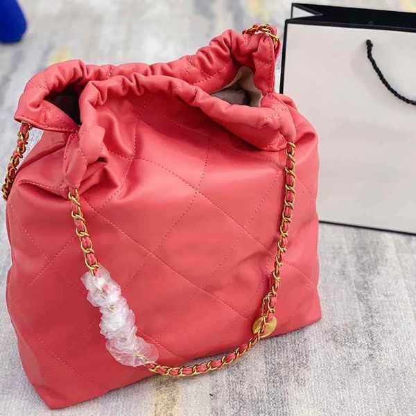 cc bag wallets 39c vintage women totes bags solid color genuine leather designer bag large capacity shopping handbag golden pendant chain cl, Red;black
cc bag wallets 39c vintage women totes bags solid color genuine leather designer bag large capacity shopping handbag golden pendant chain cl, Red;black