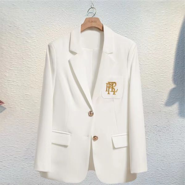 women's designer blazers clothing with letters spring new released e13815, White;black
women's designer blazers clothing with letters spring new released e13815, White;black