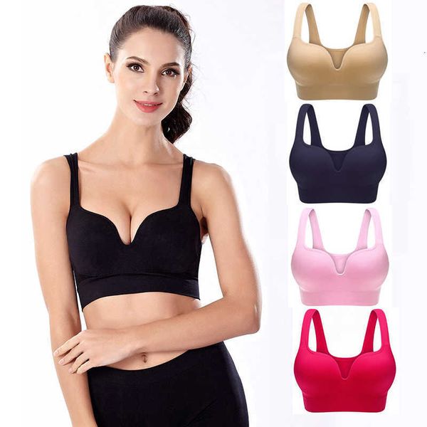 bras for women plus size push up lette seamless underwear padded ssiere wireless sports vest, Red;black
bras for women plus size push up lette seamless underwear padded ssiere wireless sports vest, Red;black