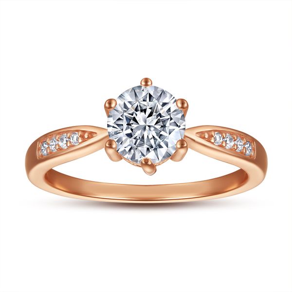 wedding accessories pure silver engagement rings fadeless single diamond birdal ring proposal ring no fading tl-289, White
wedding accessories pure silver engagement rings fadeless single diamond birdal ring proposal ring no fading tl-289, White