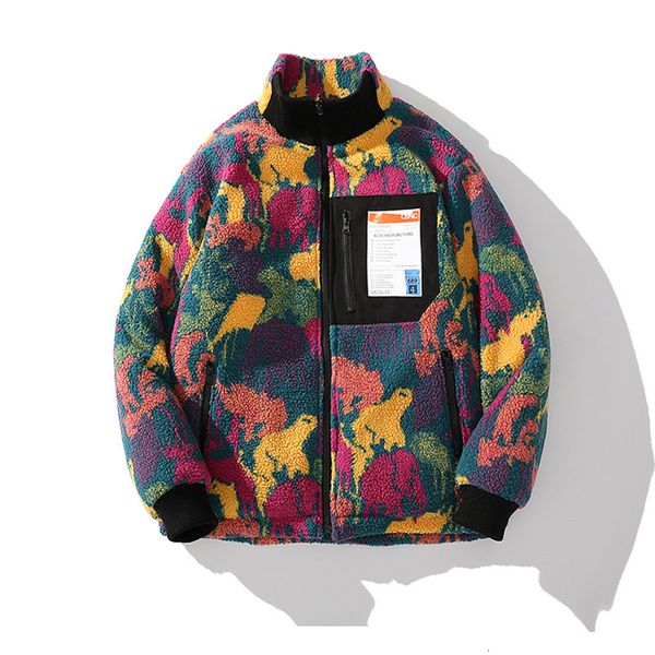men s down parkas hip hop double sided wear jacket parka winter colorful camouflage streetwear men harajuku lambswool fleece warm thick coat, Black
men s down parkas hip hop double sided wear jacket parka winter colorful camouflage streetwear men harajuku lambswool fleece warm thick coat, Black