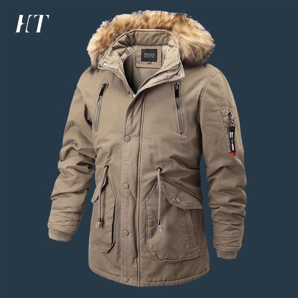 mens down parkas winter warm fleece male windproof thick hooded fur collar parka jackets coat man solid fashion casual outwear 221206, Black
mens down parkas winter warm fleece male windproof thick hooded fur collar parka jackets coat man solid fashion casual outwear 221206, Black