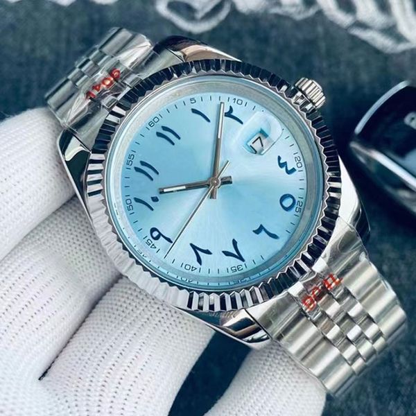 automatic mens mechanical watch 41mm arabic numeral dial watches folding clasp casual life waterproof design business wristwatches, Slivery;golden
automatic mens mechanical watch 41mm arabic numeral dial watches folding clasp casual life waterproof design business wristwatches, Slivery;golden
