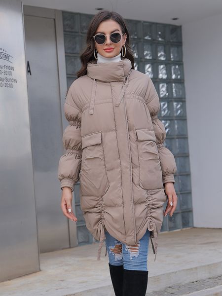 women's jackets marwin women 90 white duck down coats loose thick solid high waist warm pleated long hooded jacket 221205, Black;brown
women's jackets marwin women 90 white duck down coats loose thick solid high waist warm pleated long hooded jacket 221205, Black;brown