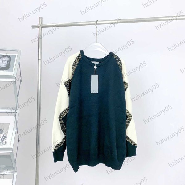 womens sweater designer color matching wavy pattern long sleeve pullover knitted sweaters thread round collar profile slim knitwear brand wo, White;black
womens sweater designer color matching wavy pattern long sleeve pullover knitted sweaters thread round collar profile slim knitwear brand wo, White;black