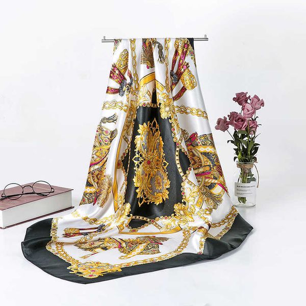 cravat fashionable square japanese and korean bohemian printed silk 90 90cm polyester temperament scarf women, Black;purple
cravat fashionable square japanese and korean bohemian printed silk 90 90cm polyester temperament scarf women, Black;purple
