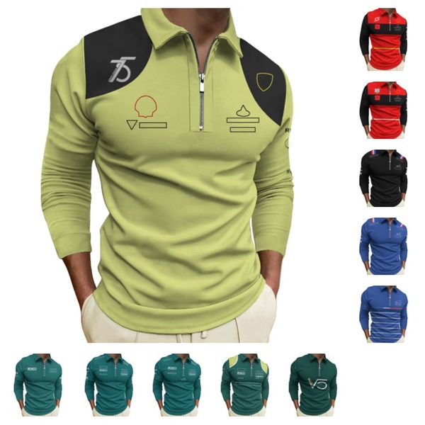 f1 formula one team suit new long sleeve zipper polo shirt 75th anniversary edition f1 racing suit
f1 formula one team suit new long sleeve zipper polo shirt 75th anniversary edition f1 racing suit