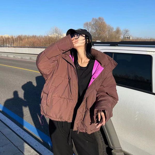 women's down parkas winter women short hooded candy color coat korean standup collar thicken warm 85 white duck jacket 221205, Black
women's down parkas winter women short hooded candy color coat korean standup collar thicken warm 85 white duck jacket 221205, Black
