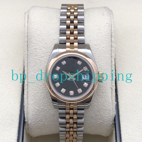 premium watch 28mm black dial 179161 904l stainless steel bracelet automatic 2813 movement jubilee strap lady sapphire glass wristwatches, Slivery;brown
premium watch 28mm black dial 179161 904l stainless steel bracelet automatic 2813 movement jubilee strap lady sapphire glass wristwatches, Slivery;brown