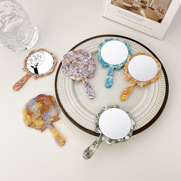 fashion accessories retro rose flower acetic acid mirror cute and sweet style acetate makeup small mirror for girls, Silver
fashion accessories retro rose flower acetic acid mirror cute and sweet style acetate makeup small mirror for girls, Silver