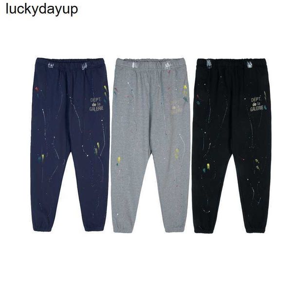 men's pants designer galery dept graffiti color printed fashion fashion brand guard pants, Black
men's pants designer galery dept graffiti color printed fashion fashion brand guard pants, Black