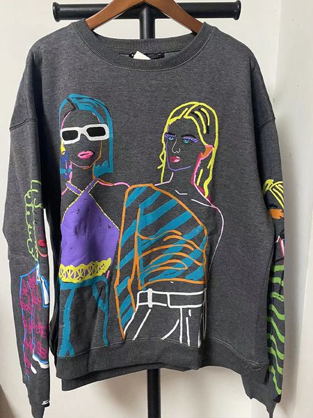 women s hoodies sweatshirts zach aiisa fall and winter sweet print casual colorful collision round neck long sleeved pullover sweater 221206, Black
women s hoodies sweatshirts zach aiisa fall and winter sweet print casual colorful collision round neck long sleeved pullover sweater 221206, Black