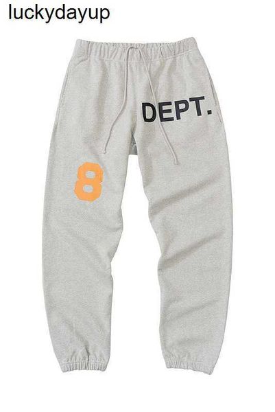 men's pants designer men's galery dept fashion brand printed loose pants, Black
men's pants designer men's galery dept fashion brand printed loose pants, Black