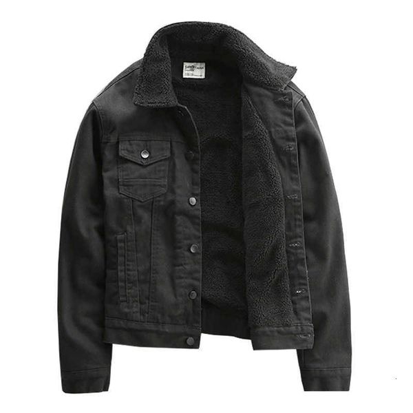 fleece mcikkny men's winter wool denim jackets lined fur collar thermal jeans coats for male clothing size m-3xl 3p4w, Black
fleece mcikkny men's winter wool denim jackets lined fur collar thermal jeans coats for male clothing size m-3xl 3p4w, Black