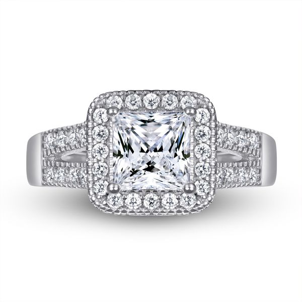 wedding accessories pure silver engagement rings fadeless single sqaure diamond birdal ring proposal ring no fading ladies jewelry tl-016, White
wedding accessories pure silver engagement rings fadeless single sqaure diamond birdal ring proposal ring no fading ladies jewelry tl-016, White