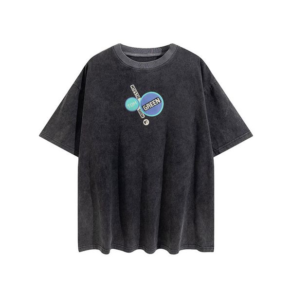fashion brand mens t shirt men womens tees old loose high street clothing size s-xl, White;black
fashion brand mens t shirt men womens tees old loose high street clothing size s-xl, White;black