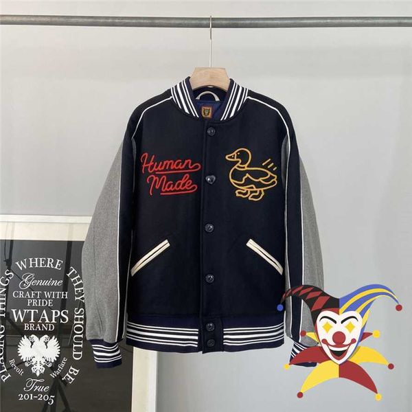 men's jackets 2022ss duck embroidered human made jacket men women heavy fabric human made girls dont cry jacket coat t221206, Black;brown
men's jackets 2022ss duck embroidered human made jacket men women heavy fabric human made girls dont cry jacket coat t221206, Black;brown