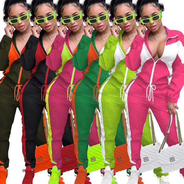womens two piece pants winter casaul sportsuit set drawstring color patchwork jacket coat long clothes for outfit 221206, White
womens two piece pants winter casaul sportsuit set drawstring color patchwork jacket coat long clothes for outfit 221206, White