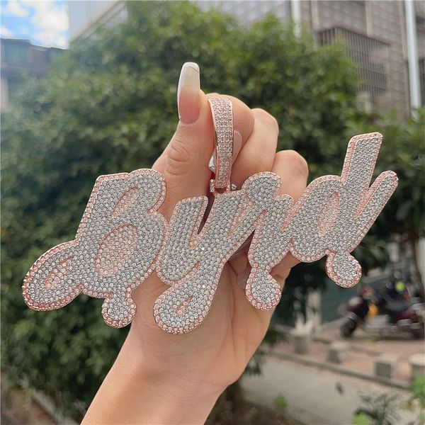 gold silver colors custom cz cursive letters necklace for men women with 3mm 24inch rope chain nice gift
gold silver colors custom cz cursive letters necklace for men women with 3mm 24inch rope chain nice gift