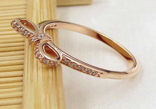 925 sterling silver sparkling bow ring set original box for pandora grain women wedding cz001 diamond bowknot 18k rose gold ring8104333
925 sterling silver sparkling bow ring set original box for pandora grain women wedding cz001 diamond bowknot 18k rose gold ring8104333