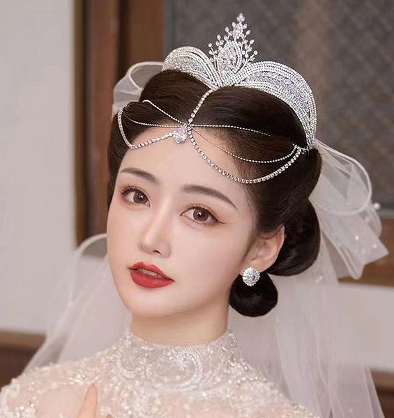 bridal wedding dress crown headpieces party prom birthday dress accessories peacock feather design inlaid rhinestone headwear pair with bran, Silver
bridal wedding dress crown headpieces party prom birthday dress accessories peacock feather design inlaid rhinestone headwear pair with bran, Silver