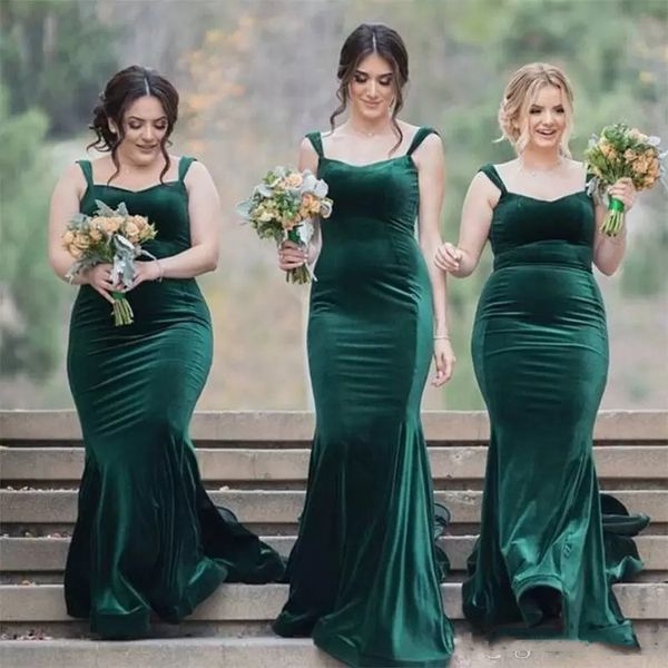classic long velevt mermaid bridesmaid dresses straps garden wedding party gowns sleeveless dark green country formal party prom evening wea, White;pink
classic long velevt mermaid bridesmaid dresses straps garden wedding party gowns sleeveless dark green country formal party prom evening wea, White;pink