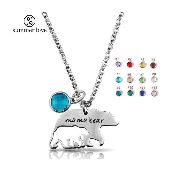 pendant necklaces pendant necklaces hollow stainless steel mama bear birthstone necklace for women 16x27mm fine polished mothers day otkep, Silver
pendant necklaces pendant necklaces hollow stainless steel mama bear birthstone necklace for women 16x27mm fine polished mothers day otkep, Silver