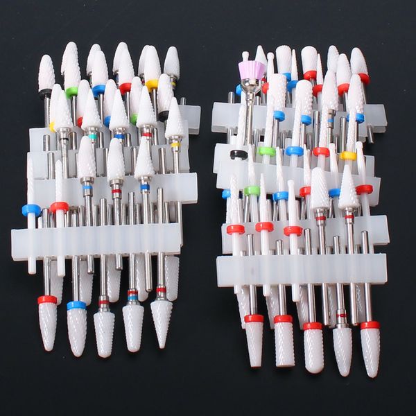 nail art equipment 10pc ceramic milling cutters set nail drill bits for manicure drills electric pedicure files cuticle remove burr accessor, Silver
nail art equipment 10pc ceramic milling cutters set nail drill bits for manicure drills electric pedicure files cuticle remove burr accessor, Silver