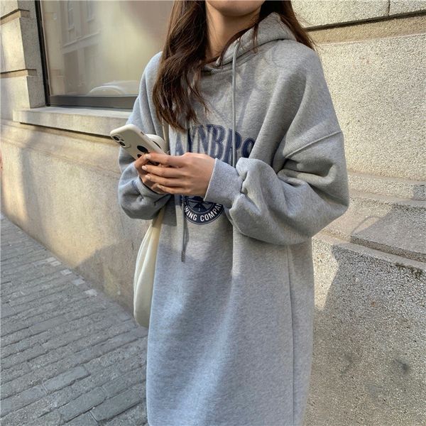 women s hoodies sweatshirts letter printed dress korea fashion casual long y2k sweatshirt warm winter plus size clothing 221206, Black
women s hoodies sweatshirts letter printed dress korea fashion casual long y2k sweatshirt warm winter plus size clothing 221206, Black
