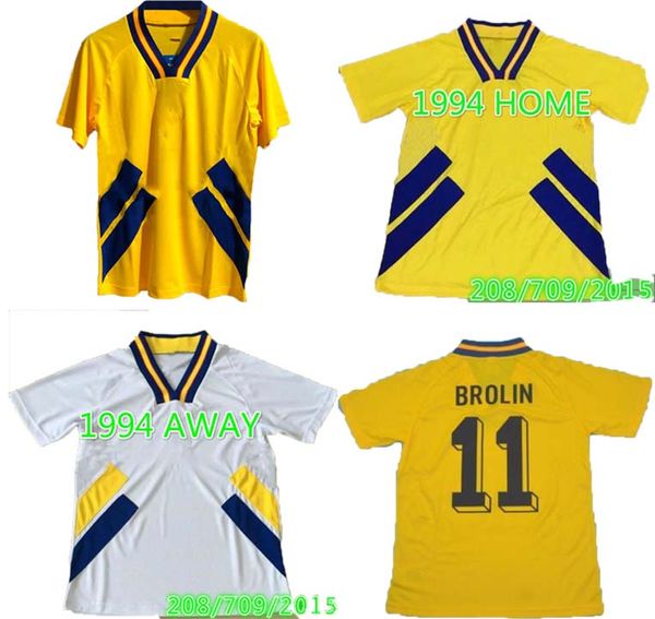 1994 1988 retro sweden soccer jerseys 94 dahlin brolin schwarz mild limpar andersson ingesson classic calcio ibrahimovic 10 berg svensson 20, Black;yellow
1994 1988 retro sweden soccer jerseys 94 dahlin brolin schwarz mild limpar andersson ingesson classic calcio ibrahimovic 10 berg svensson 20, Black;yellow