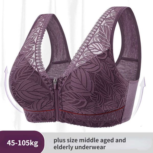 soft cotton cup front zipper middle aged underwear ladies no steel ring vest lace underwear large size bra, Red;black
soft cotton cup front zipper middle aged underwear ladies no steel ring vest lace underwear large size bra, Red;black