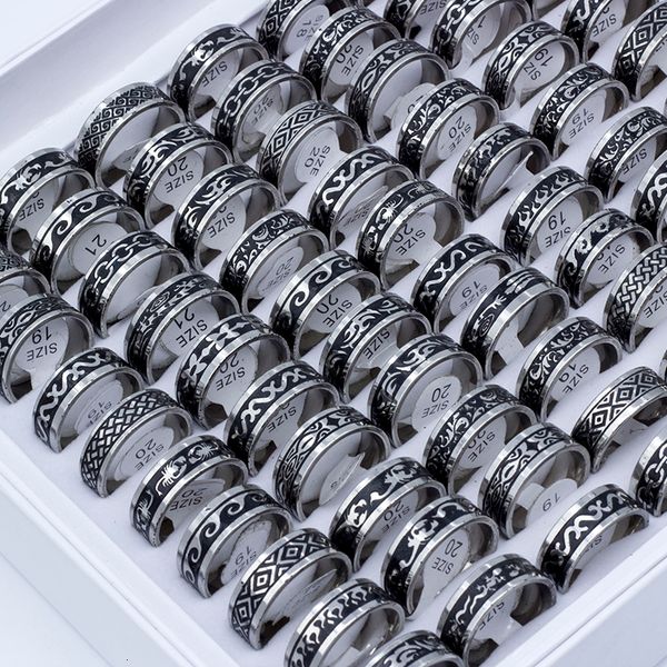 band rings rings 24 pieces lot vintage retro style stainless steel for men and women fashion carved ring wholesale 221206, Silver
band rings rings 24 pieces lot vintage retro style stainless steel for men and women fashion carved ring wholesale 221206, Silver