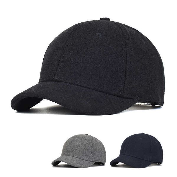 ball winter short brim thick warm baseball cap men women solid dad hat adjustable trucker style low profile caps 1206, Blue;gray
ball winter short brim thick warm baseball cap men women solid dad hat adjustable trucker style low profile caps 1206, Blue;gray