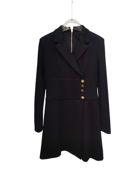 autumn and winter temperament new customized metal zipper suit dress, Black;brown
autumn and winter temperament new customized metal zipper suit dress, Black;brown