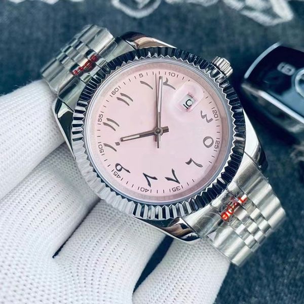 watches men automatic mechanical 41mm arabic watch folding clasp life waterproof design perfect quality wristwatches gift montres de luxe, Slivery;brown
watches men automatic mechanical 41mm arabic watch folding clasp life waterproof design perfect quality wristwatches gift montres de luxe, Slivery;brown