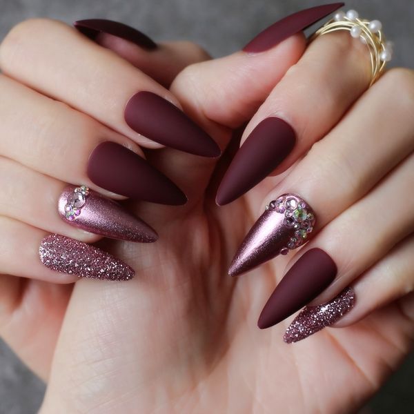 nail practice display purple glitter diy salon press on nails burgundy stiletto long salon fake nails rose metal crystal nude false nails 22
nail practice display purple glitter diy salon press on nails burgundy stiletto long salon fake nails rose metal crystal nude false nails 22