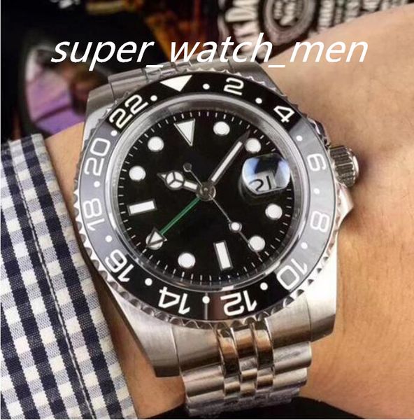 multi-color men watch stainless steel blue red bezel dial 40mm automatic movement mechanical gmt adjustable mens oyster jubilee belt watches, Slivery;brown
multi-color men watch stainless steel blue red bezel dial 40mm automatic movement mechanical gmt adjustable mens oyster jubilee belt watches, Slivery;brown