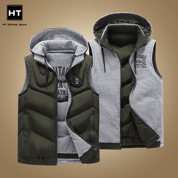 mens vests thicken hooded vest winter casual waistcoat warm sleeveless jacket doublesided overcoats male letter windproof 221205, Black;white
mens vests thicken hooded vest winter casual waistcoat warm sleeveless jacket doublesided overcoats male letter windproof 221205, Black;white