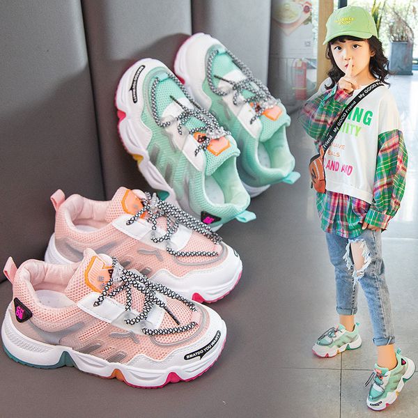 sneakers spring children s sports shoes girls net leisure running rainbow soled soft 221205, Black;red
sneakers spring children s sports shoes girls net leisure running rainbow soled soft 221205, Black;red