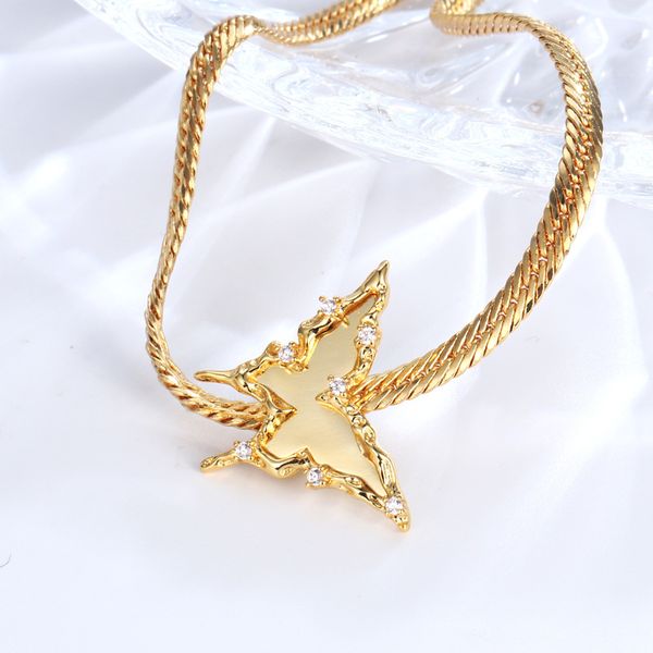 2023 new pendant necklaces europe and the united states small luxury butterfly ins fashion snake chain butterfly trend necklace accessories, Silver
2023 new pendant necklaces europe and the united states small luxury butterfly ins fashion snake chain butterfly trend necklace accessories, Silver