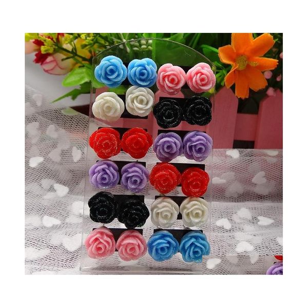 stud fashion mticolor resin glittering rose earring flower stud earrings for women mix colors c3 drop delivery jewelry dhlt7, Golden;silver
stud fashion mticolor resin glittering rose earring flower stud earrings for women mix colors c3 drop delivery jewelry dhlt7, Golden;silver
