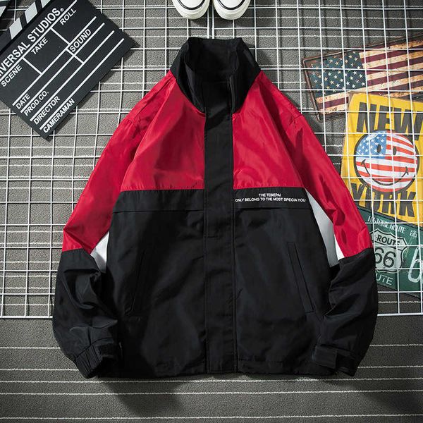 men's jackets hip hop mens windbreaker jacket autumn 2022 fashion casual patchwork loose mens large size jacket sportswear bomber jacke, Black;brown
men's jackets hip hop mens windbreaker jacket autumn 2022 fashion casual patchwork loose mens large size jacket sportswear bomber jacke, Black;brown