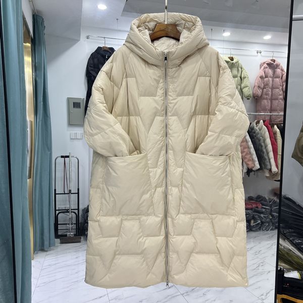 women's down parkas off season european down jacket women's medium length korean version knee size loose hooded thickened winter c, Black
women's down parkas off season european down jacket women's medium length korean version knee size loose hooded thickened winter c, Black